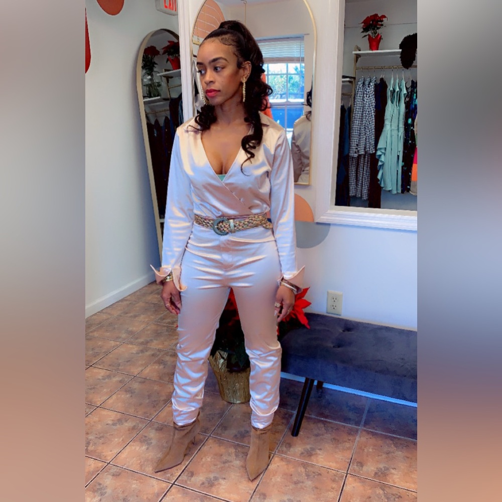 Two Pc Champagne Outfit